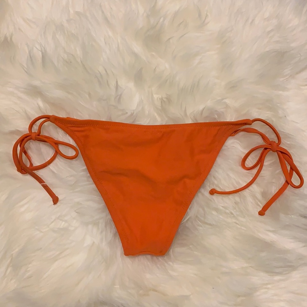 Volcom Orange String Bikini Bottom - Picture 2 of 3